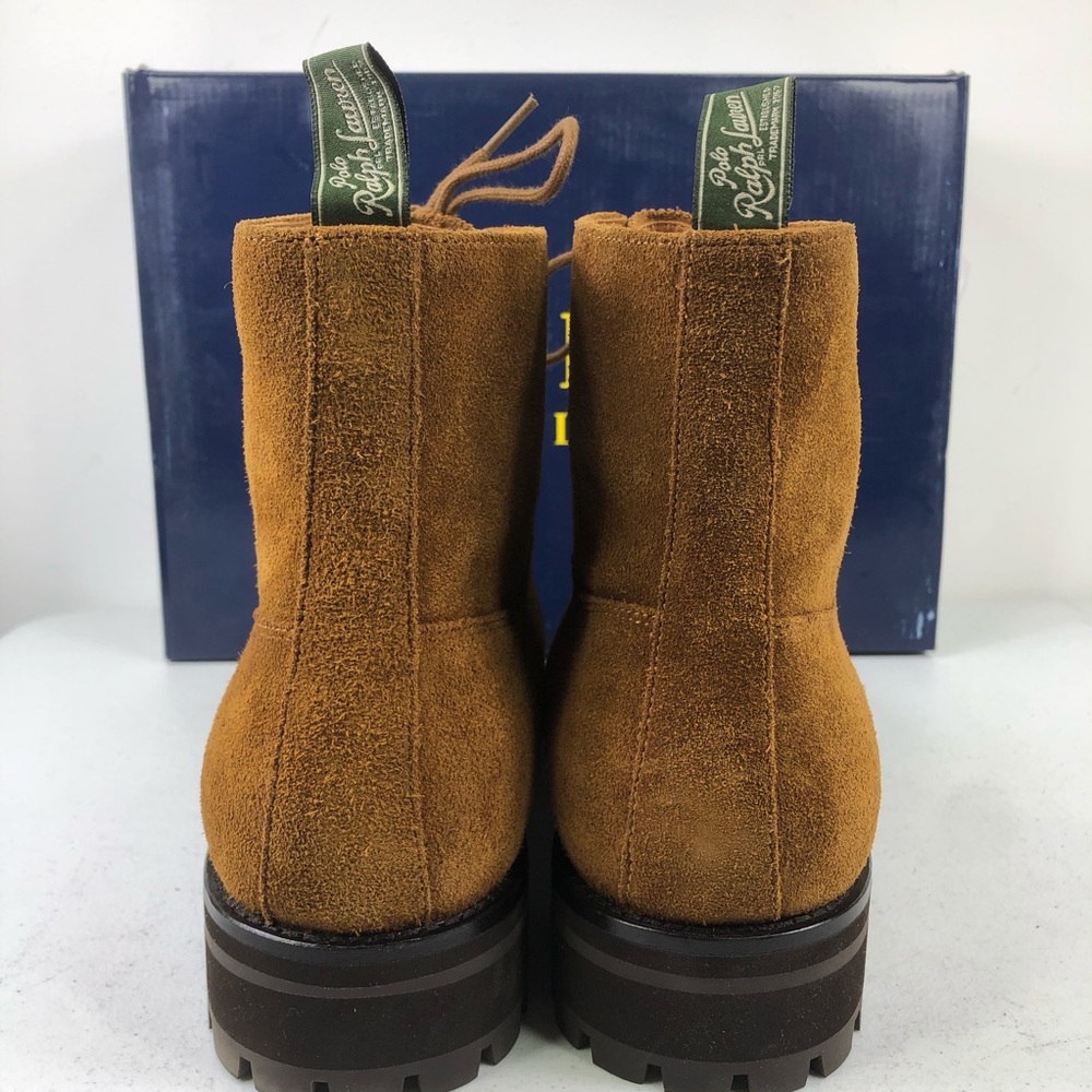 Polo Ralph Lauren Bryson Boots Snuff Suede Cap Toe - Picture 6 of 8